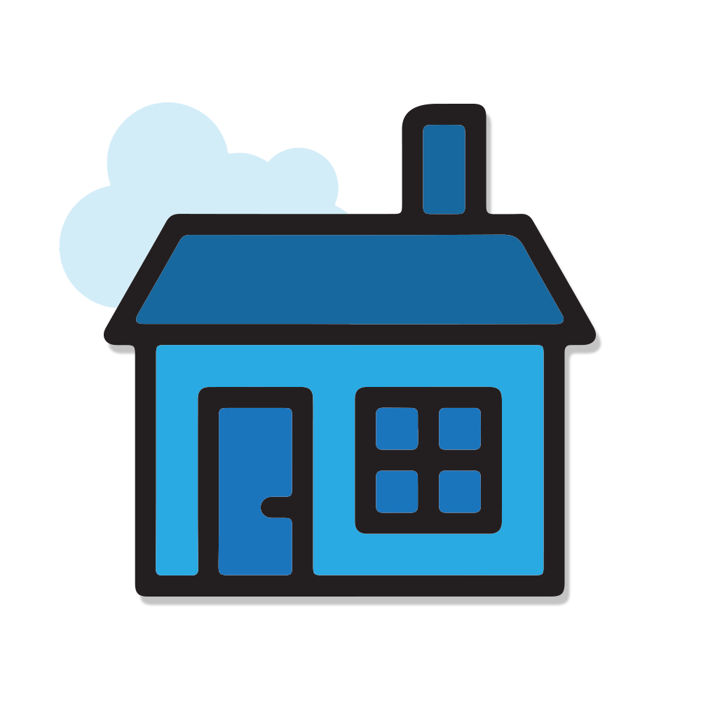 icon representing private apartment or house as part of the student housing guide by studyflats